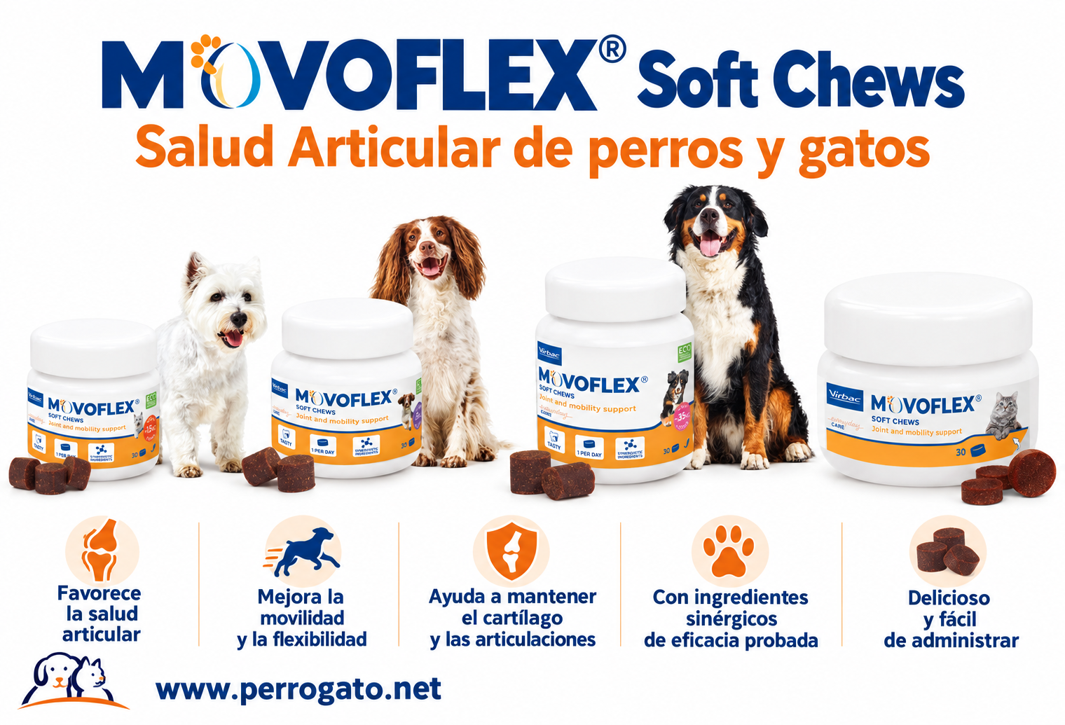 MOVOFLEX - Salud articular e perros